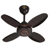ACTIVA ORNET 600mm Ceiling Fan, 850 RPM High Speed Air Delivery with 4 Blades, Anti-Dust Coating, 2 Years Warranty – Smoke Brown