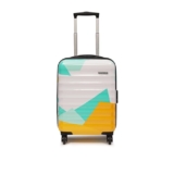YAYAVAR Mexico Textured Polycarbonate Hard-Sided Luggage Bag | Large Check-in Trolley with 4 Spinner Wheels, Number Lock, Scratch Resistant, Water Resistant