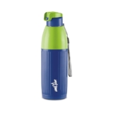 Milton Steel Sierra 600 Insulated Inner Stainless Steel Water Bottle, 1 Piece, 520 ml, Dark Blue| Easy Grip | Leak Proof | Hot or Cold | School | Office |Treking | Travel Bottle