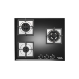 Hindware Smart Appliances KA Hob Aster | 4D Flame Technology | Auto Ignition | Metallic Knobs | Matte Finish Drip Tray | Cast Iron Pan Support | (3B 60CM) | Designer Brass Burners
