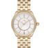 Ferro Analog Crystals Studded Round Dial Women’s Watch with Bracelet Strap
