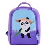 Tukzer Baggita Kids School Bag, Printed Toddler 12 Ltrs Backpack for Girls, Elementary Preschool Tuition Swimming Travel Multipurpose Bag| Water-Repellent Soft Neoprene (Panda-Levendor)