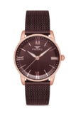 Ferro Lucca Analog Brown Round Dial Women’s Watch