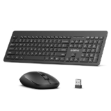 Oraimo Wireless USB Keyboard and Mouse Combo,2.4GHz Nano Receiver, Anti-Fade & Spill-Resistant Keys, up to 36 Month Battery Life