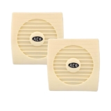 ACO® Ventilating Exhaust Fan 10AP for Home, Bathroom and Kitchen | 100mm | 100% Copper Motor (Ivory) : Pack of 2
