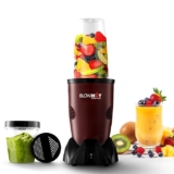 BLOWHOT Nutrimix Pro Mixer 2 Jars Grinder Blender, 500W Power, High Torque Powerful Motor with 22000 RPM, Efficient SS Blades – Sparkling Maroon | 1 Year Warranty