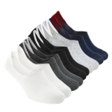 XJARVIS® Premium Combo Pack Loafer Socks, Unisex Combed Cotton Socks with Anti Slip Silicon Grip, No Show Socks for Men’s and Women’s Multicolour (Free Size)