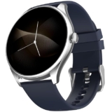 Noise Twist 2 Smart Watch with 1.43” AMOLED Screen, AI Search & Voice Assistant, Bluetooth Calling, Stainless Steel Back, 7-Day Battery, 100+ Watch Faces, Health Suite, IP68 (Space Blue)