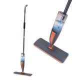 BonKaso Spray Mop with Handle & 420ML Refillable Bottle | 1 Mop Head for Floor Cleaning | Lightweight Wet & Dry for Home, Tiles & Wooden Floors