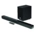GOVO GoSurround 220 16W Bluetooth Sound bar, 2000 mAh Battery, 2.0 Channel with 52mm Drivers, Multicolor LED Lights with TWS, AUX, Bluetooth and USB (Platinum Black)