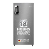 Bosch 226 L, 4 Star, Single Door Refrigerator with Industry’s largest vegetable box & largest Beverage space (CST22S24NI, Fine Steel) | 18 Hour Cooling Retention during powercut, 2.5x Faster Cooling