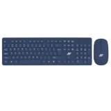 Ant Value FKBRI05 Wireless Keyboard Mouse Combo – 2.4Ghz Aesthetic Quiet Keyboard and Mouse Wireless – 104 Keys Full Size Ultra-Thin Keyboard for Laptop, Computer, PC, Notebook, Windows, Mac OS (Blue)