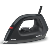 Havells Dry Iron Dazzle 1100W | Iron Press | Greblon Non Sick Sole Plate with German Technology | Shock Proof Body | Aerodynamic Design | 360° Swivel Cord | 2 Year Manufacturer Warranty (Black)