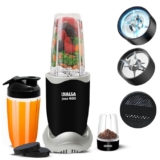 INALSA Mixer Grinder|3 Jar & 600 W Copper Motor| Blenders for Smoothies and Juices| Smoothie Maker Blender|Nutri Blender | 2 Blades |2Yr Warranty,Jazz 600-3 Ja