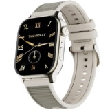 Fire-Boltt Rise Force Smart Watch 1.85” Display, Nylon–Fluoroelastomer Hybrid Strap, Rotating Crown, Bluetooth Calling, Dual Button Control, Metal Body Smartwatch for Men and Women Sandstone