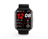 GOQii Smart Vital Ultra Smartwatch Jet Black 1.78” AMOLED 368×448 & 2.5D Cureved Display with 10 Days Battery SPO2 & Real-Time Heart Rate Tracking, IPX68 Waterproof with 3 Months Personal Coaching