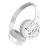 Belkin X Disney, Special Disney 100 Mickey & Friends Edition, Safe Wireless On-Ear Kids Headphones with Mic, 30 Hours Playtime – Silver (Disney- 100 Mickey & Friends Silver)