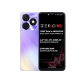 itel ZENO 10|6.6″ HD+ Display with Dynamic Bar| 4GB RAM + 64GB ROM, Upto 12GB RAM with Memory Fusion|Octacore Processor|8MP AI Dual Rear Cam|5000 mAh Battery | Opal Purple