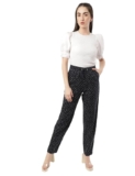 Marks & Spencer Womens Solid High Rise Loose Fit Trouser