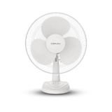 Bajaj Frore Neo Table Fan 400 MM | Table fans for Home & Office |Aerodynamically Balanced Blades| 100% CopperMotor| HighAir Delivery|3-Speed Control| 2-Yr Warranty 【White】