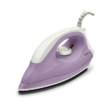 Wipro Gd205 Super Deluxe 1000 Watt Automatic Electric Dry Iron | Large Soleplate|Anti Bacterial German Weilburger Double Coated Soleplate | Quick Heat Up – 1000 Watts, Aluminium