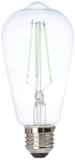 Philips 4-watt E27 ST64 LED Glass Amber Filament Bulb | Decorative LED Bulb for Home Decoration | Green, Pack of 4