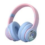 PunnkFunnk Newly Launched Astro Junior BT v5.3 Noise Cancelling Wireless Over-Ear Bluetooth Headphones Hi-Res Audio, 40mm Driver, Deep Bass, Memory Foam Ear Cups, for Kids Teens Adults(Blue)