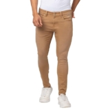 Spykar Men Sand Cotton Stretch Slim Fit Tapered Length Jeans (Kano)