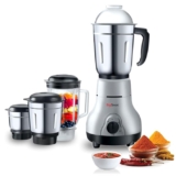 DigiSmart Kitchen Mate 750 Watt Mixer Grinder with 4 Jars Comes With 2 Year Warranty (Grey and Black)