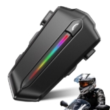EDYELL C5S Motorcycle Bluetooth Headsets, Wireless Dual Earphone On-Ear Helmet Bluetooth V5.4, HD Calling and HiFi Music, IP67 Waterproof Helmet Bluetooth Headset, Compatible with All Helmets