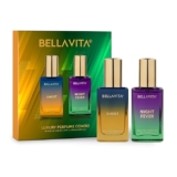 BELLAVITA Ghost & Night Fever Unisex EDP | Long Lasting Perfume 2 X 20ml | Ideal Gift Set for Men and Women | Perfume for Man & Woman with Bergamot, Peach