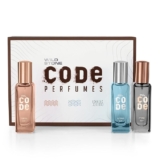 Wild Stone CODE Premium Perfume For Men, Pack Of 3 (20ml Each) Perfume Gift Set, Long Lasting Luxury Liquid Perfume, Birthday Gift For Him, Brother, Aquatic Scent