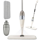 Zureni Spray Mop Set with 1 Adjustable Head Extendable Handle & Replaceable Mop-Pads for Industrial Household Floor Cleaning Mopping