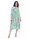 PURVAJA Women’s Maxi Cotton Blend Dress