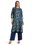 RIVER by Narendra Kumar Premium Designer Women’s Floral Print Kurta Kurti