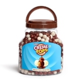 LuvIt. Creme Pops|Choco & Vanilla Coated Pops With Crunchy Biscuit Centre|Munchies, Baking & Cake Decoration|Pack Of 1-800G