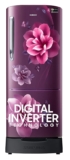 Samsung 183 L, 4 Star, Digital Inverter, Direct-Cool Single Door Refrigerator (RR20C1824CR/HL, Red, Camellia Purple, Base Stand Drawer)