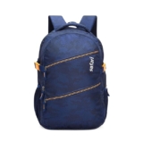 Safari Omega Plus 30L Casual Laptop Backpack, 2 compartments, Raincover, Organizer, Full body print, Bottle holder, Front pockets Color- Blue