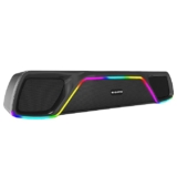 E GATE C207 |18Watt Bluetooth Soundbar, 52mm Driver, 2.0 Channel, Ambient RGB Light, Upto 18 Hrs* Backup from 2000 mAH Battery, Hands Free Call, TWS, AUX, USB, mSD, FM, BT 5.4v – eGate Sound bar