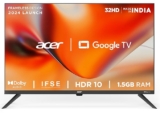 Acer 80 cm (32 inches) J Series HD Ready Smart Google TV (Black)