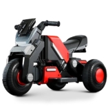 Kidsmate Hyrider 6V Electric Kids Bike with Rechargeable 6.5 Ah Battery Inbuilt Imported Motor Drive | Music Player, Front LED Light & Foot Accelerator Pedal Bike for Ages 1-4 Years