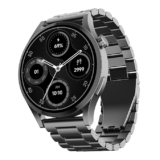 Boat Lunar Embrace w/Vibrant 1.51″ (3.8 cm) AMOLED Display,Premium Metal Design, Functional Crown, 100+ Sports Mode, Animated Watch Faces, Built-in Games, Smart Watch for Men & Women(Steel Grey)