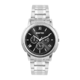 UNITED COLORS OF BENETTON Men Grey Round Brass Dial Analogue Watch- UWUCG0804
