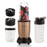 nutripro Copper Juicer Mixer Grinder – Smoothie Maker – 500 Watts (3 Jars, Gold) – 2 Year Warranty