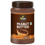 DiSano Chocolate Peanut Butter Crunchy, 924g, 23g Protein & 6.4g Dietary Fibre, Tasty & Healthy Chocolate Spread for Breakfast & Snacks, Made with Premium Roasted Peanuts, Zero Cholesterol & Trans Fat