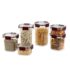 CELLO Glitter Casserole with Inner Steel | Insulated Stainless Steel Inner Body Casserole Set for Meal| chapati| Curry| roti, 3 Unit, Brown