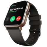 Boult Drift+ Smart Watch 1.85”HD Screen, Bluetooth Calling, IP68, 500 Nits Brightness,150+ Watchfaces, AI Voice Assistant, SpO2 Monitoring, 100+ Sports Mode Smartwatch (Black Coffee)