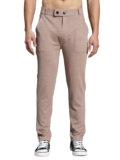 VALLEY Casual Textured Slim Fit Trousers, Side Pockets