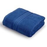 Himeya 100% Cotton Towels for Bath |Large Size Bath Towel| 380 GSM | 1 Piece Bath Towel for Men/Women |70 cms x 140 cms – Iris Blue