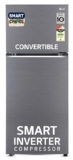 LG Smart Choice, 322 L, 3 Star, Frost-Free Smart Inverter Double Door Refrigerator (GL-S342SDSX, Dazzle Steel, Convertible with Express Freeze